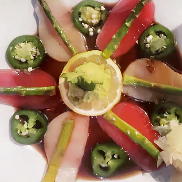 Tuna Carpaccio.