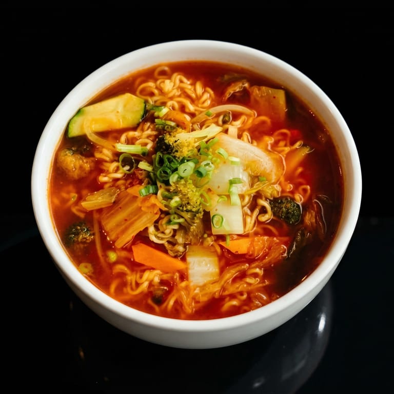 Spicy Kimchi Ramen: A Flavorful Japanese Delight