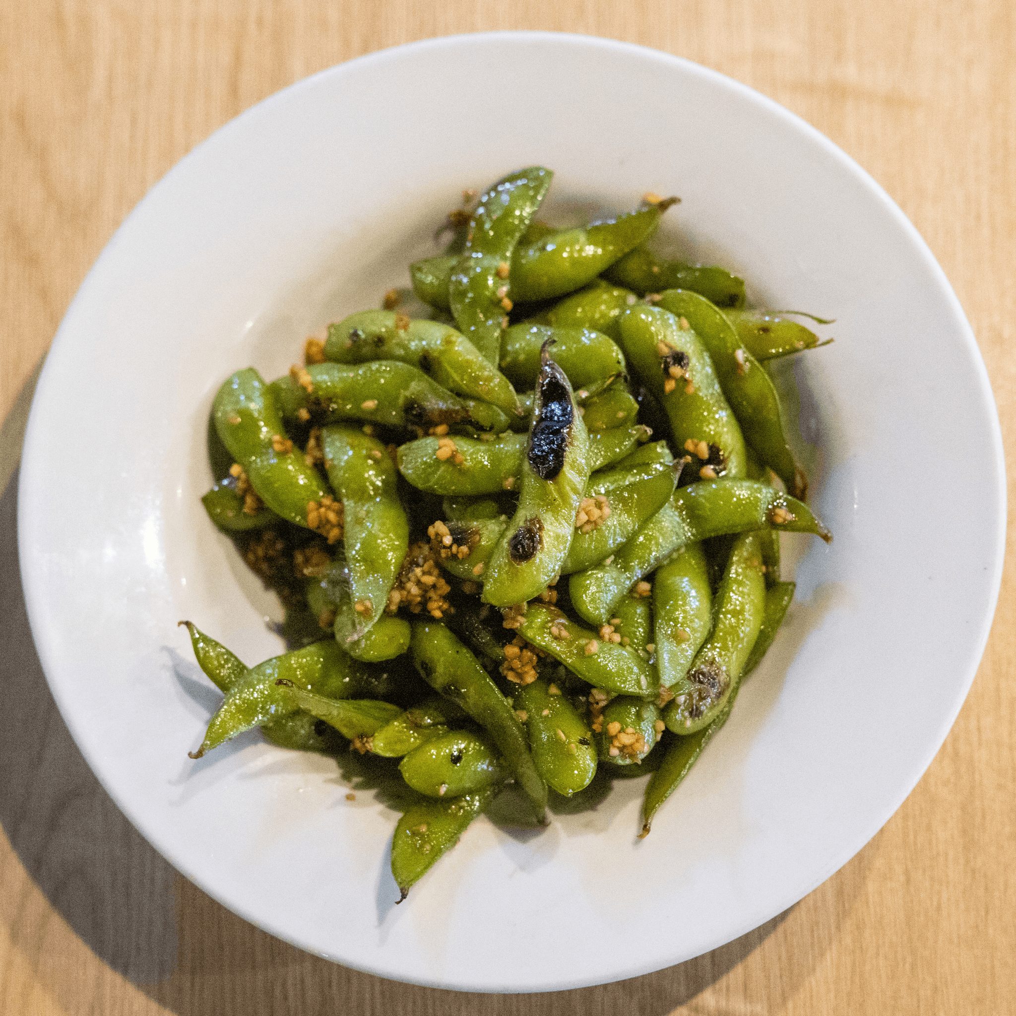 Garlic Edamame.