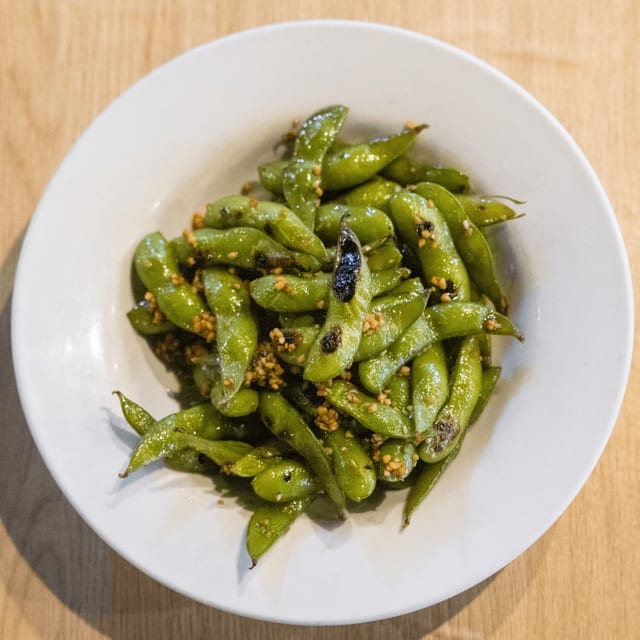 Garlic Edamame.