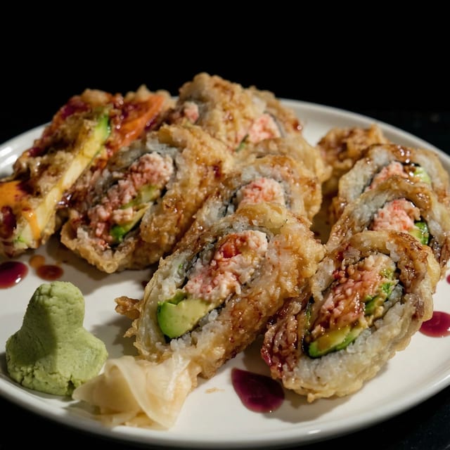 Golden California Roll (Eel Sauce).